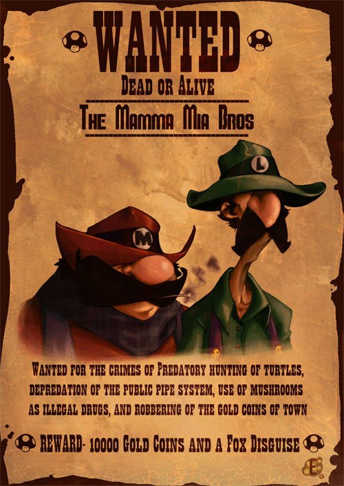 Wanted: Mario and Luigi