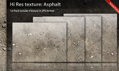 Pack of Useful Asphalt Texture