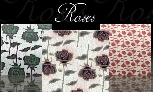 Roses Seamless Patterns