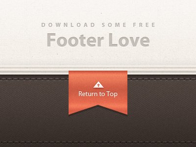 free footer website download psd