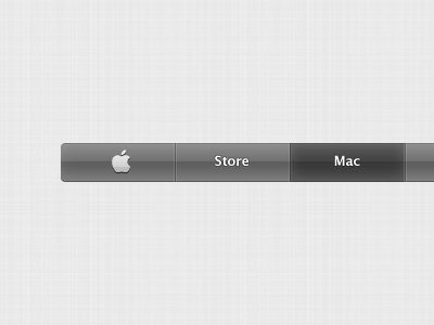 apple navigation bar website freebie download psd