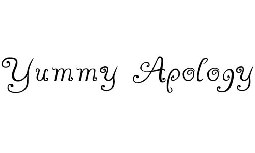 Yummy Apology font