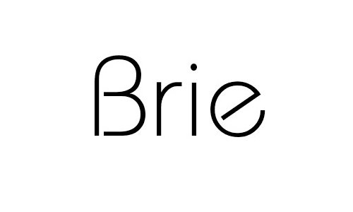 Brie font