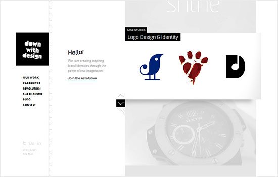 instantshift - Inspirational portfolio Website Designs