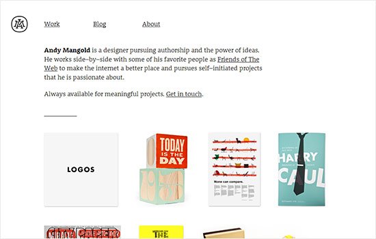 instantshift - Inspirational portfolio Website Designs