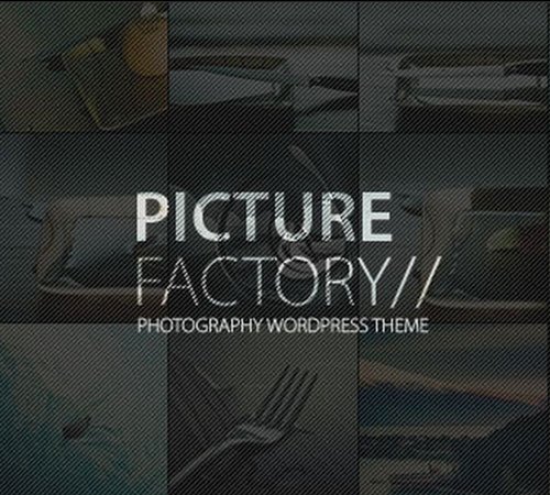 Picture Factory - Photography Portfolio WP Theme