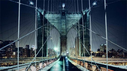 Bridge at Night Wallpaper