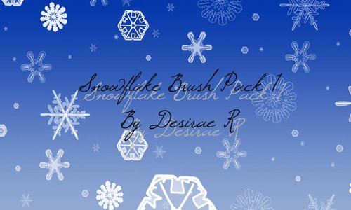 Snowflake Brush Pack 1
