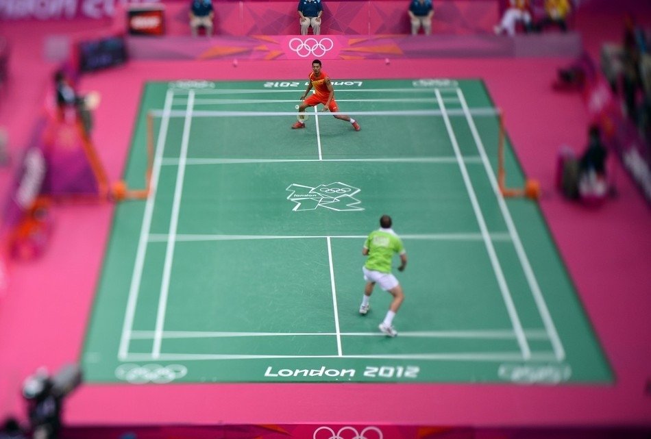 伦敦奥运会上惊人的移轴摄影照片