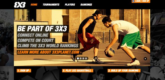 36个好看的体育运动网站设计欣赏