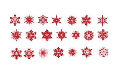可爱圣诞节ICON图标素材包-PSD轮廓图