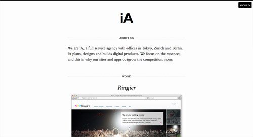 超级简约的网页设计作品 - 设计达人