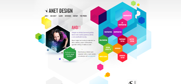 设计达人 - 几何形状布局排版的优秀网页设计