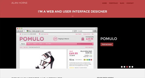 设计达人 - 使用扁平化设计的网页设计