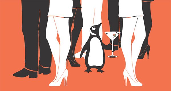 Impress a Penguin in Showcase of 创意漂亮的单页网站 - by 设计达人网
