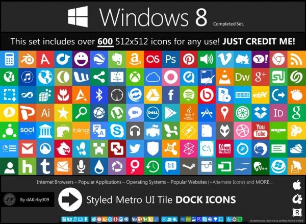 设计达人- windows 8 Metro ui icon 图标素材下载