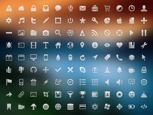 Download the icon pack - by 设计达人网