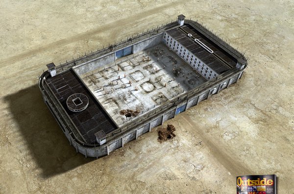 创造广告设计欣赏Go Outside Magazine - Jailhouses by Felipe Luchi in Showcase of Creative Advertisements