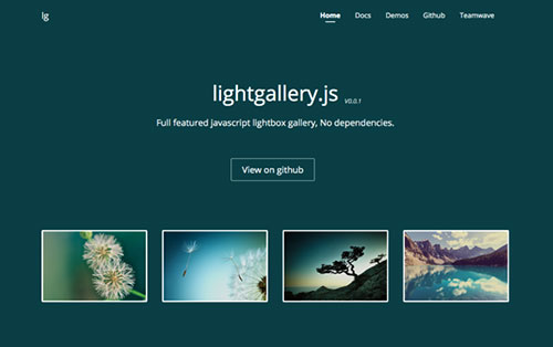 全能 lightbox 灯箱插件: lightgallery.js