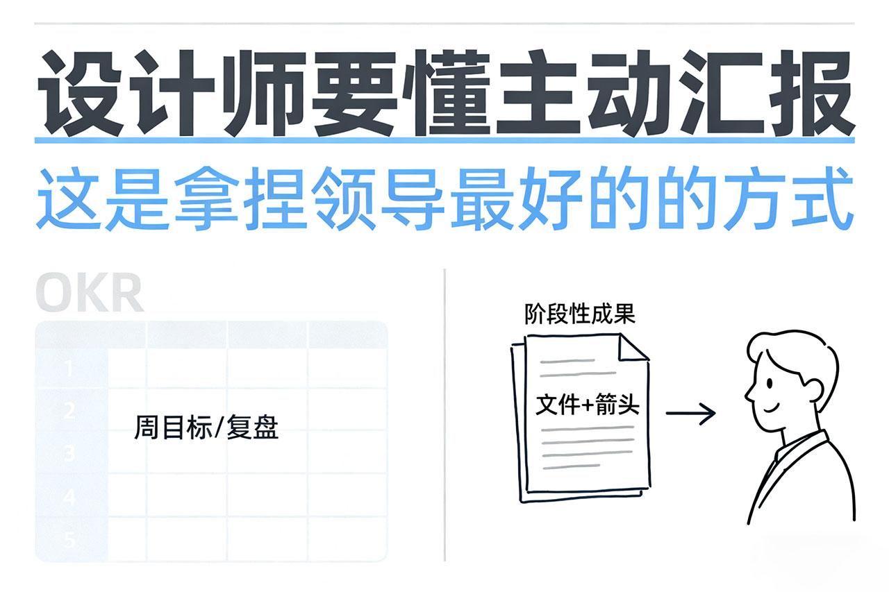设计师要懂主动汇报，这是拿捏领导最好的方式